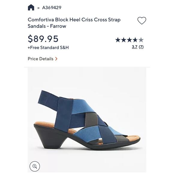 Comfortiva Women’s 7 Farrow sandals New - Picture 2 of 13